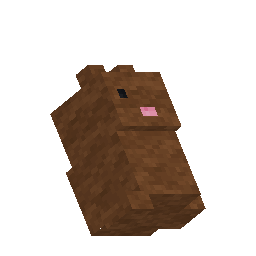 Bunny - Brown Stuffy model