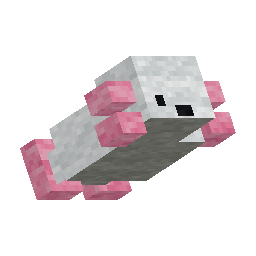 Axolotl - White Stuffy model