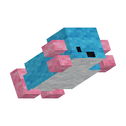 Axolotl - Light Blue Stuffy model