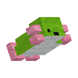 Axolotl - Lime Stuffy model