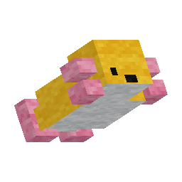 Axolotl - Yellow Stuffy model