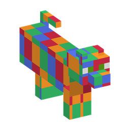 Rainbow Woodland Cat appearance